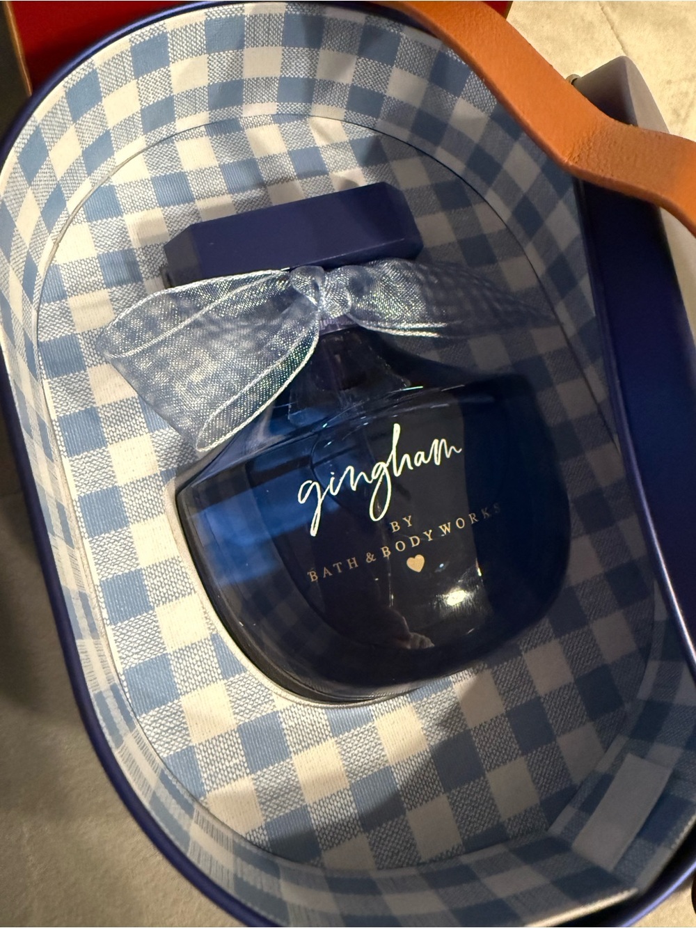Bath & Body Works Gingham Blue Eau de Parfum Bottle
